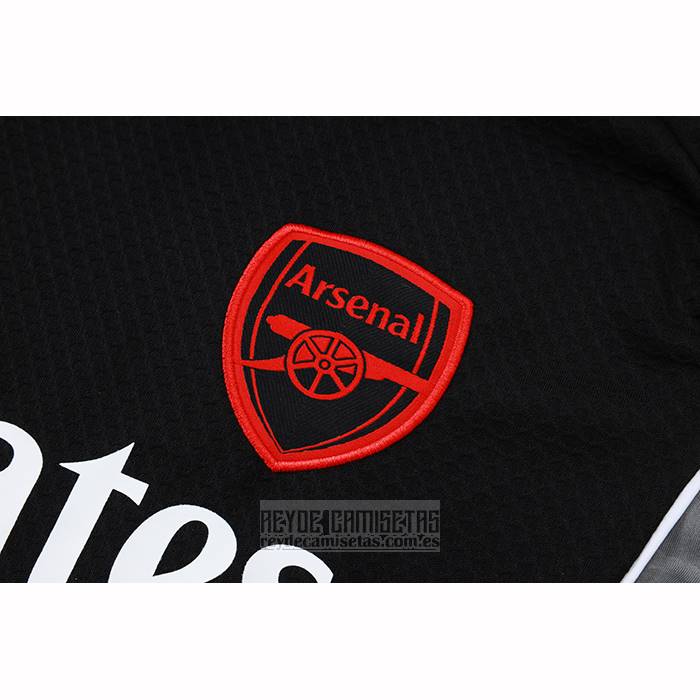 Chandal del Arsenal Manga Corta 2025-2026 Negro - Pantalon Corto